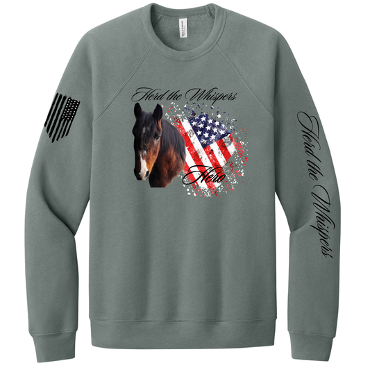 Hero-Herd the Whispers Crewneck Sweatshirt (ADULT)