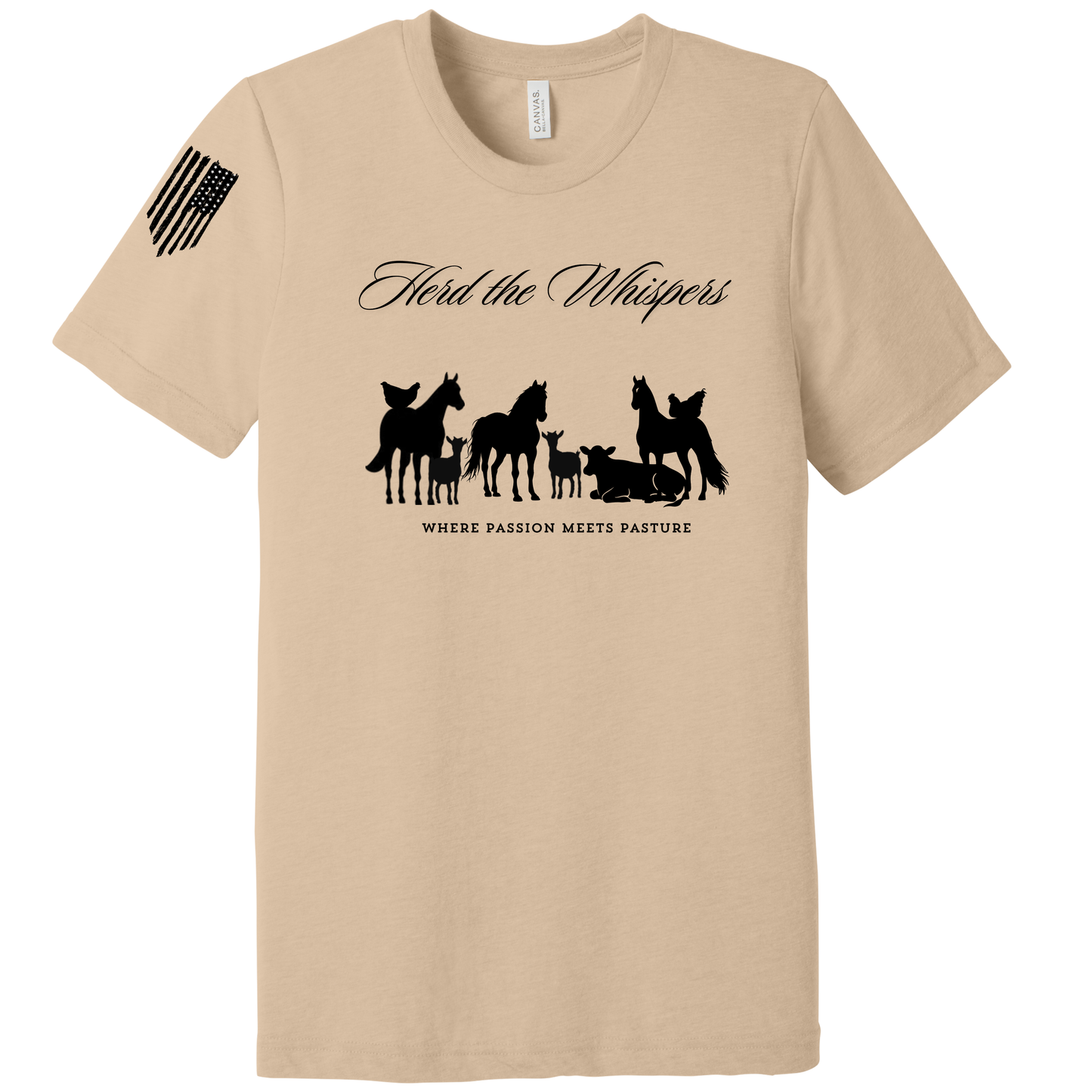 Herd the Whispers Farm T-Shirt (ADULT)