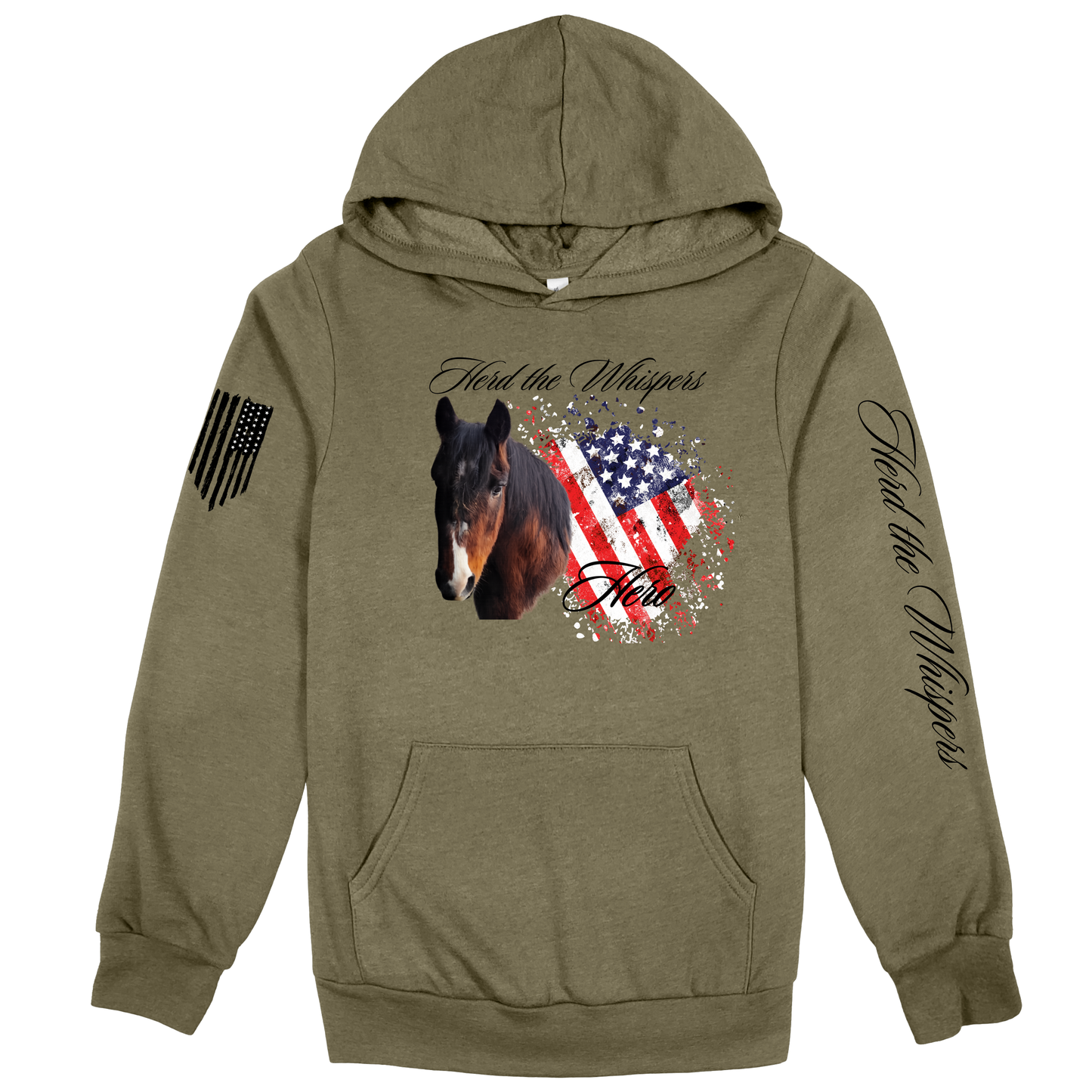Hero-Herd the Whispers Hoodie Sweatshirt (ADULT)