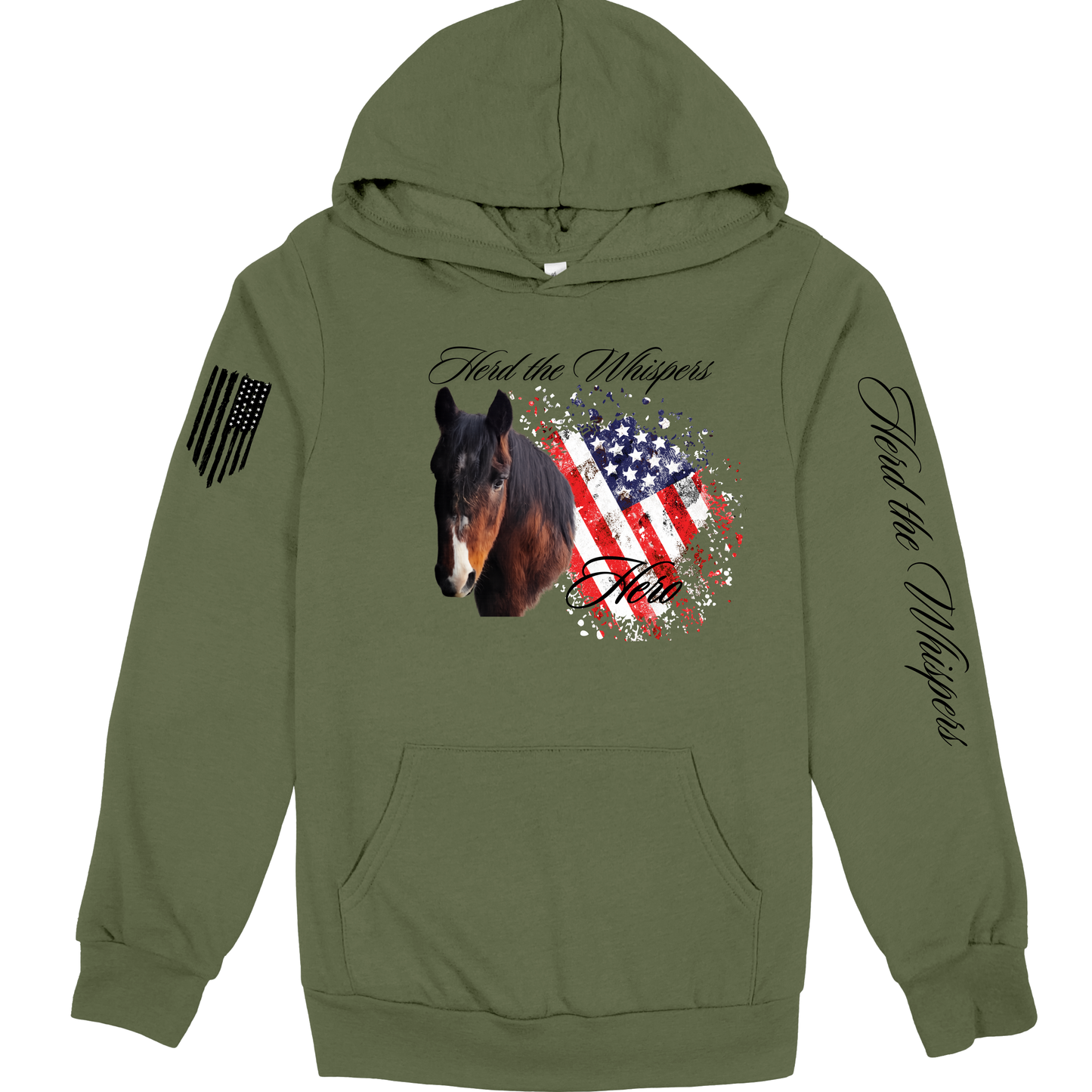 Hero-Herd the Whispers Hoodie Sweatshirt (ADULT)